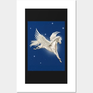 Flying Pegasus Posters and Art